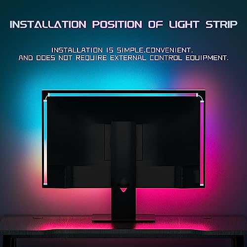 Image of Monitor Backlight Immersion Display Backlight and Screen Color Synchronization Suitable for Esports PC Players, Enhancing The Viewing Atmosphere