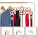 Imagen de ManGotree Perchas para Bufandas de Terciopelo para bebé Paquete de 2 Rosa