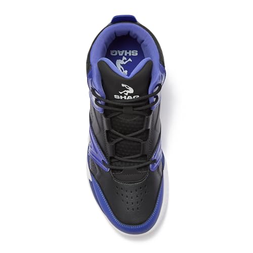 Image of SHAQ Devastator High Top Basketball Shoes for Men, Indoor or Outdoor Court Basketball Mens Sneakers - Black, White, Green, Blue, Orange or Red Size 8 to 15