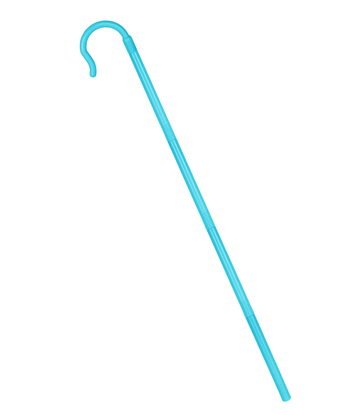 Servllcell Shepherd Staff Prop,Plastic Shepherd Hook Staff Stick Cane Costume Accessory,Halloween Staff Cosplay