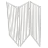 Oypla White Dog Safety Folding Wooden Pet Gate Portable Indoor Barrier #1