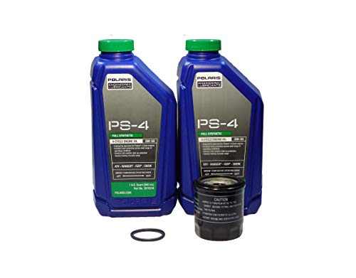 2018-2025 Polaris Ranger 150 EFI OEM PS-4 Full Synthetic Oil Change Kit POL25