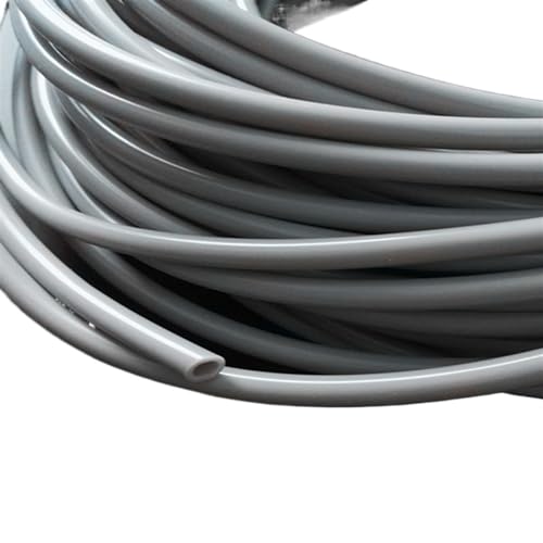 drain hose Beer Milk Rubber Hose Pipe Soft 1 meter Flexible 1 Meter Food Grade Gray Silicone Tube Gel dia. 3mm 4mm 5mm 16mm 19mm water pump(Color:4x6mm)