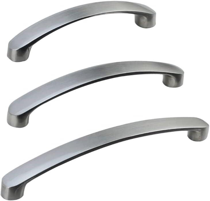 Simple Drawer Door Pulls Cabinet Pulls Home Cabinet Handle Furniture Hardware - (Color: Silver Gray, Size: 128)