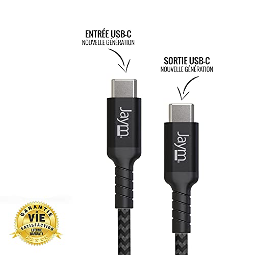 Câble USB-C compatible Android Apple JAYM charge rapide 3A - 2