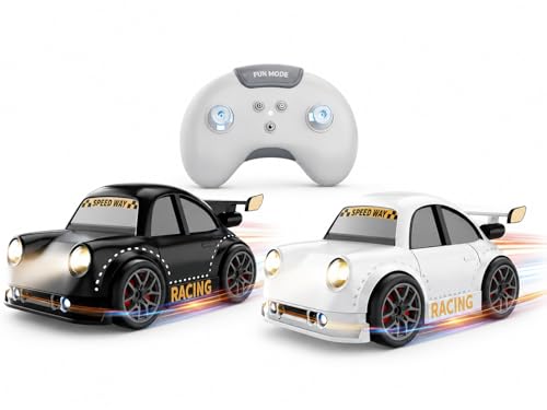 Image of Remote Control Intelligent Sensor Drift Car for Kids - 4 Wheel Drive Mini RC Drifting Car with Follow Me, Escape Mode, Music & LED Lights Toy Gifts for Boys Girls| Random Colour