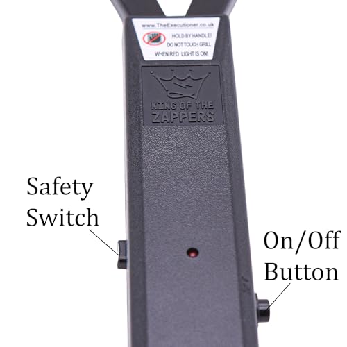 The Executioner UK Fly Zapper Mosquito, Wasp, Bug, Insect Killer Swatter, Electric Fly Zapper Racket Single Layer for Efficient Zapping Indoor Outdoor