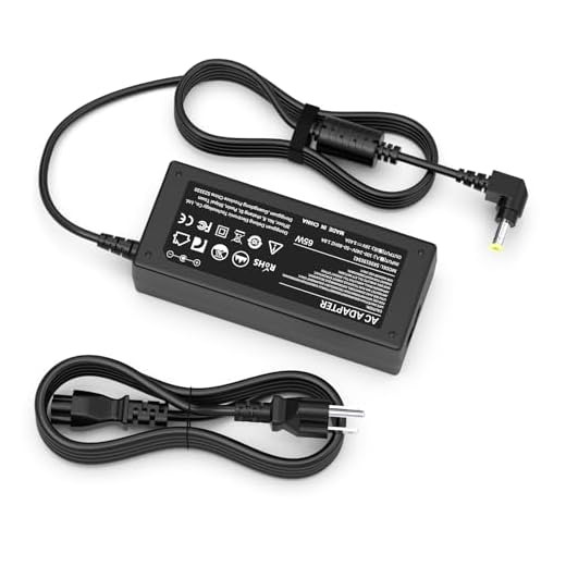 65W Laptop Charger for Asus Q551L U56E X551M X555L X540S X45A X550 X550ZA X551 X551CA X551MA X553M X541N X53U X550C ADP-65DW A BAD887320 EXA0703YH EXA1208UH PA-1650-78 Power Supply Cord (19V 3.42A)