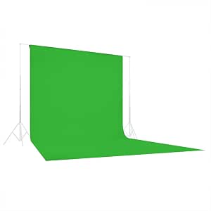 Amazon.com : Fovitec - 6'x9' Photography & Video Green Muslin Backdrop ...