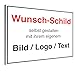 Schild mit WUNSCHTEXT - Alu-Dibond 3mm in 3 Größen - individueller Druck personalisiert mit Foto, Text,Logo - für Einfahrt, Firma, Haus, Zaun, Carport, Parkplatz Ort mit günstig Kaufen-Schild mit WUNSCHTEXT - Alu-Dibond 3mm in 3 Größen - individueller Druck personalisiert mit Foto, Text,Logo - für Einfahrt, Firma, Haus, Zaun, Carport, Parkplatz