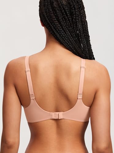 Image of DOBREVA Women's Push Up T-Shirt Bra Underwire Padded Bras Plunge Full Coverage