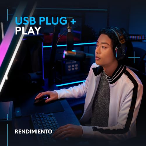 Auriculares G733 Lightspeed y Micrófono Yeti GX Logitech para Gaming y Streaming en PC 3