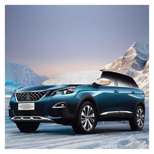 Couverture pare-brise voiture hiver Peugeot 5008 bâche neige stationnement