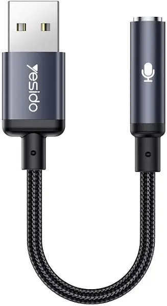 سعر ومواصفات محول صوت YAU46 من Next Store من USB-A إلى 3.5 مم بدقة عالية 16 بت/48 كيلوهرتز، تصميم متين محمول مع دعم المكالمات الصوتية والتوصيل والتشغيل (B0FTGCXMY7) على Amazon EG