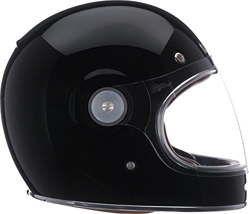 Bell Bullitt Full-Face Motorcycle Helmet (Solid Gloss Black, Large) #TOP2