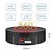 JAYEGT Motorized Rotating Display Stand, 350Lbs Load，360 Degree Electric Rotating Turntable for Photography Products Display，Live Show,Remote Control +5 Colors Backgrounds (Black/11.8inch /Wired)