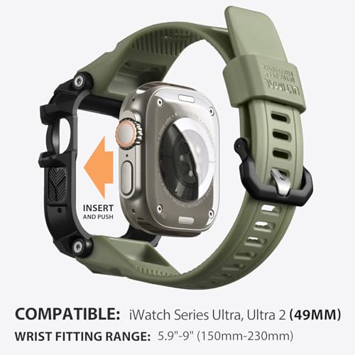 ULTIMAL Case with Band Compatible with Apple Watch Straps Ultra 3/ Ultra 2/ Ultra 49mm - Image 2
