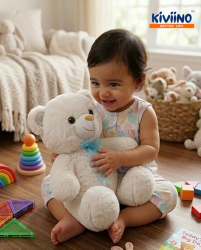 Image of Soft Toy Cuddly Teddy Bear| 30cms for Girls & Boys Plush Stuffed Animals Ultra Soft Toys |Perfect for Birthday Gifts (Teddy Bear, Cream, 30Cms)