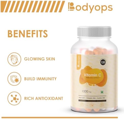 L-Glutathione Capsules For Healthy & Radiant Skin For Men & Women With Vitamin C (Glutathione + Vitamin C)
