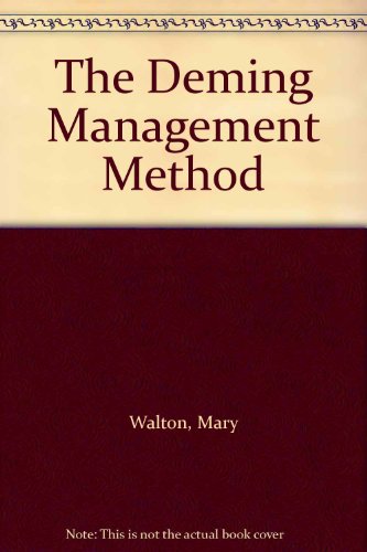 The Deming Management Method [French] 1863500456 Book Cover