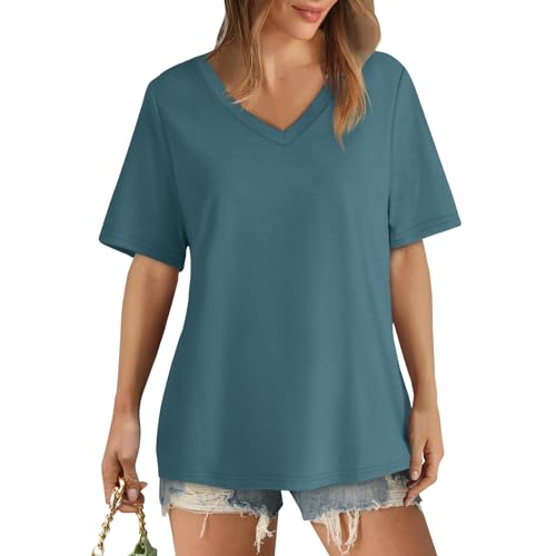 Ropa De Mujer Top Blanco Camiseta Mujer Navidad Hippie Style para Mujer Elegantes Blusa Blanco Mujer Fiesta Elegante Pantalon Mujer Vestir Fiesta Camiseta Mujer Pantalón Azul 3XL