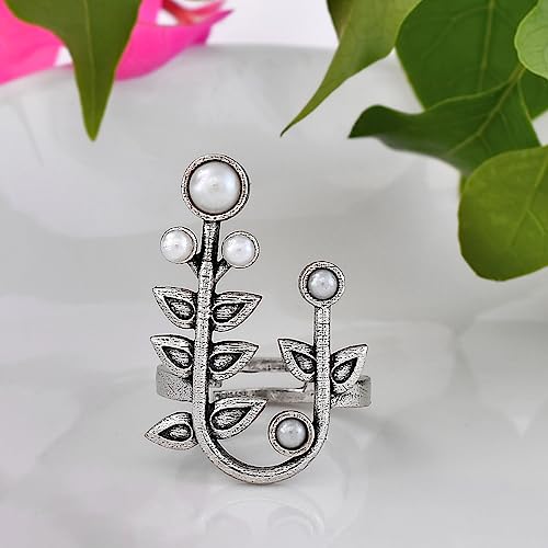 Fresh Fern Flora Ring for Nature Lovers