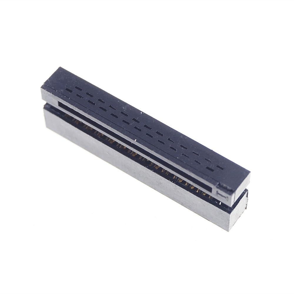 Wiring Connecting Terminals - 200 Pcs 0.050" 1.27mm 26 Pin Dual Row IDC Connector 2x13 P 26 Position Rectangular Female Socket Receptacle Ribbon Cable