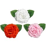 [イベンテック] 定番コサージュ ローズ／レッド