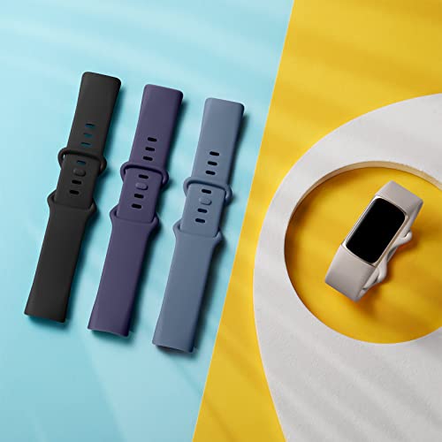CeMiKa 4Pack Strap Compatible with Fitbit Charge 5/Charge 6, Soft Silicone Sport Bands - Image 2