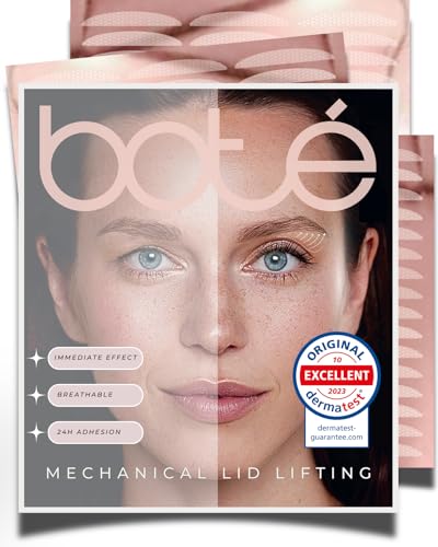 BOTÉ discrete & breathable eyelid lifting tape (144xXL) - eyelid strips for radiant eyes - adhesive eyelid tape for mechanical eyelid lifting without surgery - lifting tape for eyelids