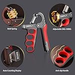 Hautrely Grip Strength Trainer, 5-100KG (11-220 LB) Adjustable Resistance Forearm Hand Gripper Strengthener with Counter, Hand Wrist Exercise Workout Equipment for Home/Office Gym - Image 3