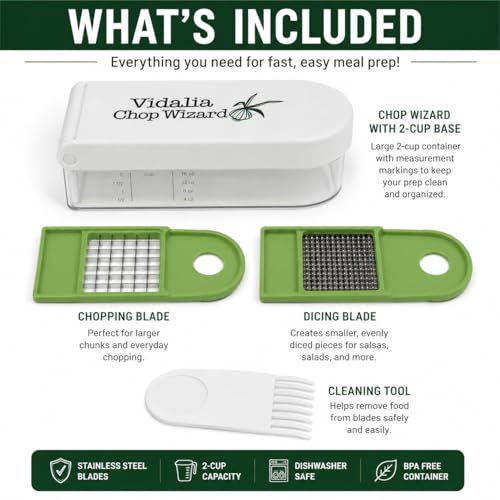 Vidalia Chop Wizard Vegetable Chopp...