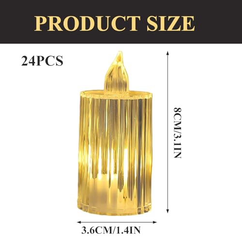 Velas LED con pilas que evitan incendios y cera derretida en decoración doméstica 8
