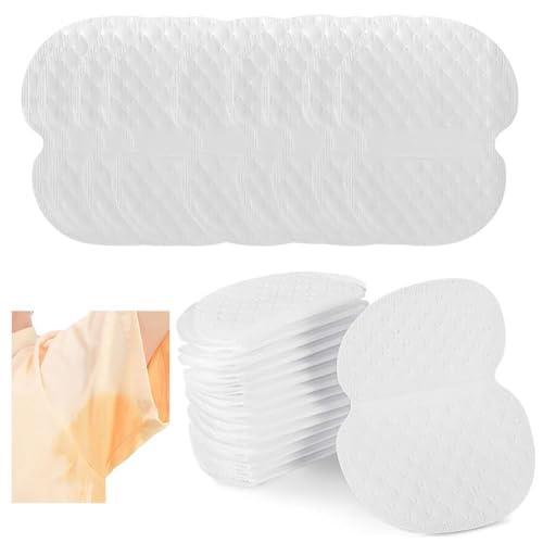 Ascelle Assorbenti 120 Pezzi, Ultra-assorbente Assorbe le Macchie di Sudore, per Sudore Ascellare Unisex assorbenti per ascelle, Tampone antitraspirante, Deodorante, per Combattono l'iperidrosi