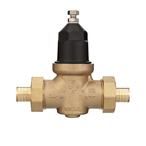 Zurn Wilkins 1-NR3XLDUPEX 1" NR3XL Pressure Reducing Valve with Double Union PEX Crimp Tailpiece Connection