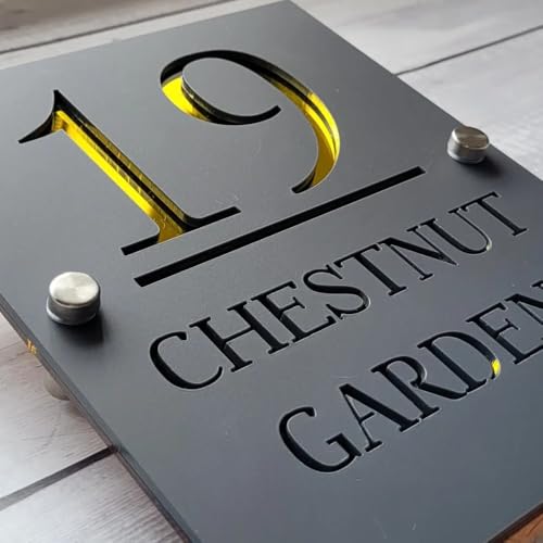 Números personalizados para exteriores, números de casa personalizados, números de dirección para buzón, números de casa, números de dirección, números de dirección 3D, letrero de número de casa (25