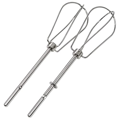 2Pcs 304 Stainless Steel Hand Mixer W10490648 Beater Accessories for Home Kitchen Blending Smoothies...
