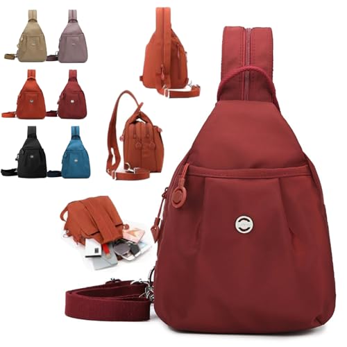 Waterproof 2-Way Commuter Bag, Preferablen Bag, Waterproof Oxford Large Capacity Convertible Shoulder Bag, Anti-Theft Travel