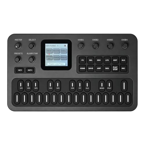 M-VAVE FM-1 Synthesizer Digital Keyboards Voice-Out Keyboard Synthesizer Speaking Out Independently...