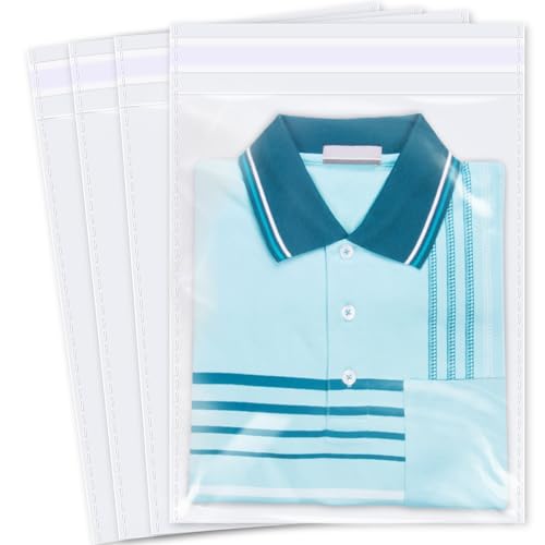 iMailer - 1000 Pcs - 11" x 14" Clear Cellophane Bags - Resealable Self Sealing Cello Plastic Poly Bags for Prints, Photos, Documents, Clothing, T-Shirt by iMailer - Used condition - US$45.44