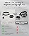 Magnetic Charging Cable Compatible with Ray-Ban Meta Display Neural Band, USB-C Fast Charger Cord, Portable Travel Replacement Charging Accessories for Smart Glasses