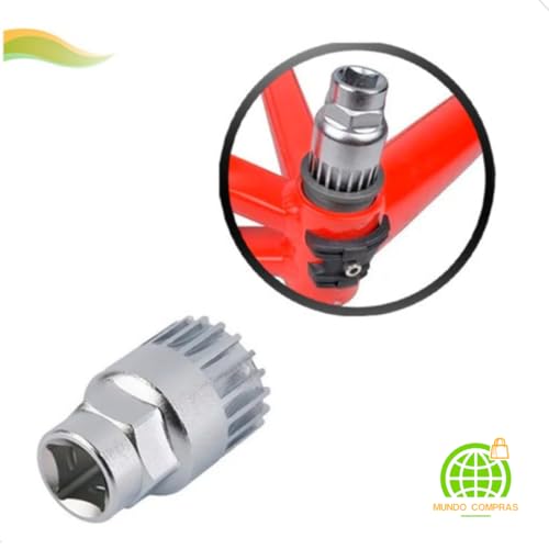 Kit Ferramenta Chave Bike Reparo Para Bicicletas Movimento Central Corrente Extrator Pedivela Mundo