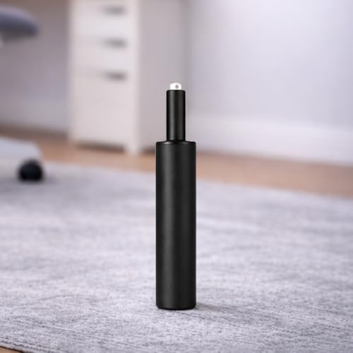 Image of Varaha Heavy Duty Class 4 SS Heavy Duty Gas Lift Hydraulic Cylinder Spring | Universal Size | 5 Years Warranty | Adjustable Height Revolving Chair Lifter | Chair Accessories | Strong Support | Black