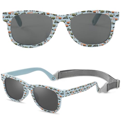 Beipegin Gafas de Sol para Bebés Niño Niña,UV400 Protección Polarizadas Rayos Gafas Sol Infantiles   De 0 a 36 Meses