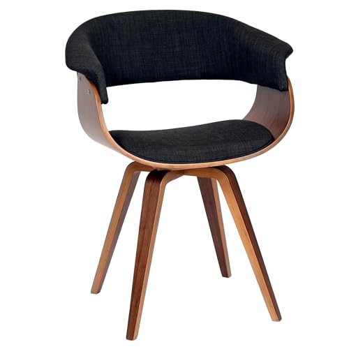 Armen Living Summer Mid Century Modern Dining Accent Chair for
