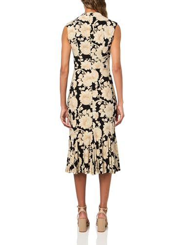 Tommy Hilfiger Women's Cap Sleeve V Neck Empire Midi Dress2