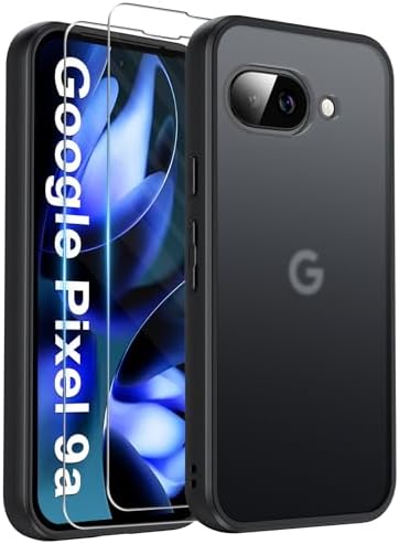 Natbok agnetica Cover per Google Pixel 9a, Cover Pixel 9a Copatibile con agsafe con 2 Vetro