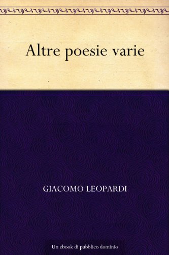 Altre poesie varie Altre poesie varie