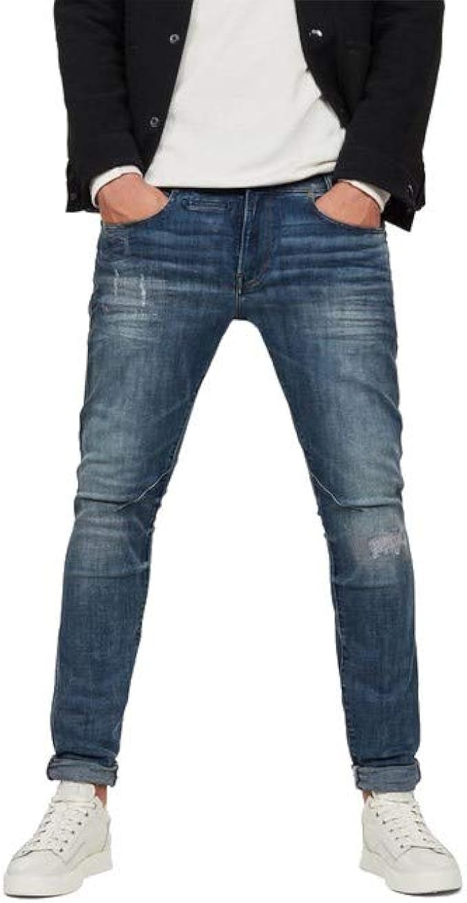 G-STAR RAW Herren D-STAQ 5-Pocket Skinny Jeans, Blau (Dk Aged Antic  Restored 8968-9892), 30W / 36L : Amazon.de: Bekleidung
