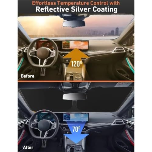 Protection UV pare-brise avant pour RAV4 2019-2026 LE XLE Limited